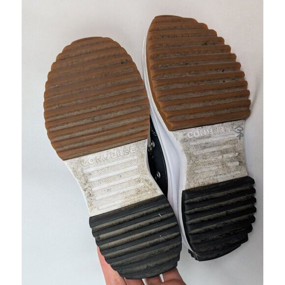 CONVERSE Chuck Taylor ALL STAR Run Star Hike High Top Platform Sneaker Black 8 - Picture 9 of 13